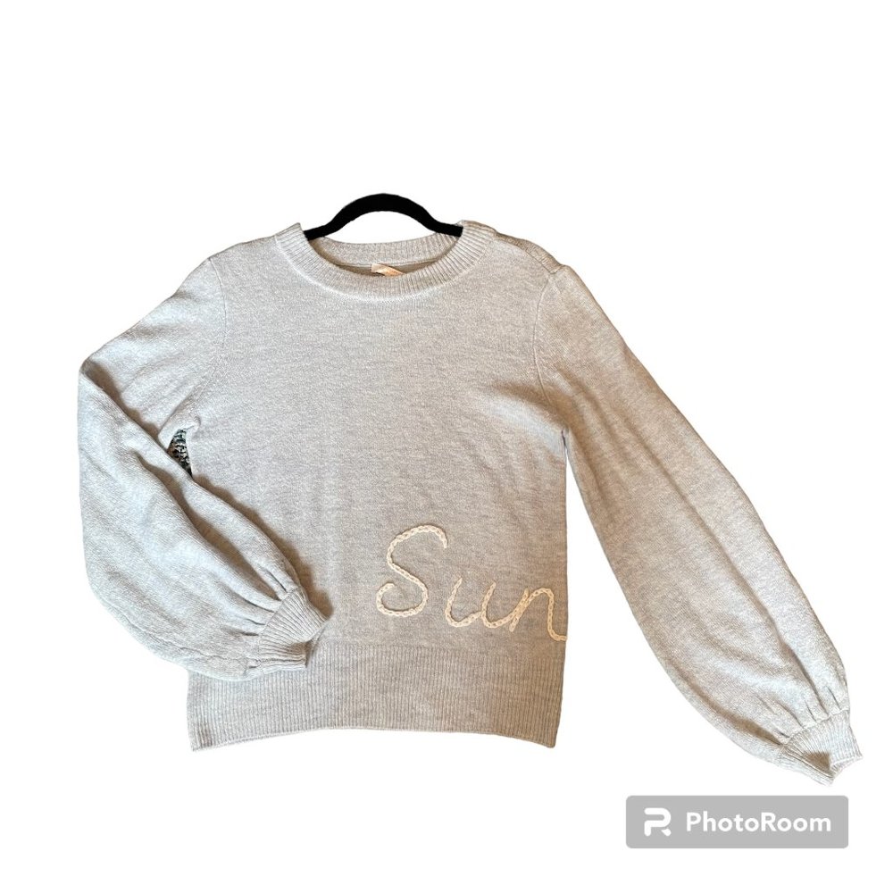 LAUREN CONRAD Puff Sleeve Delicate Sweater - Picture 1 of 4